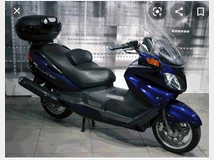 Suzuki burgman 650 maxi scooter